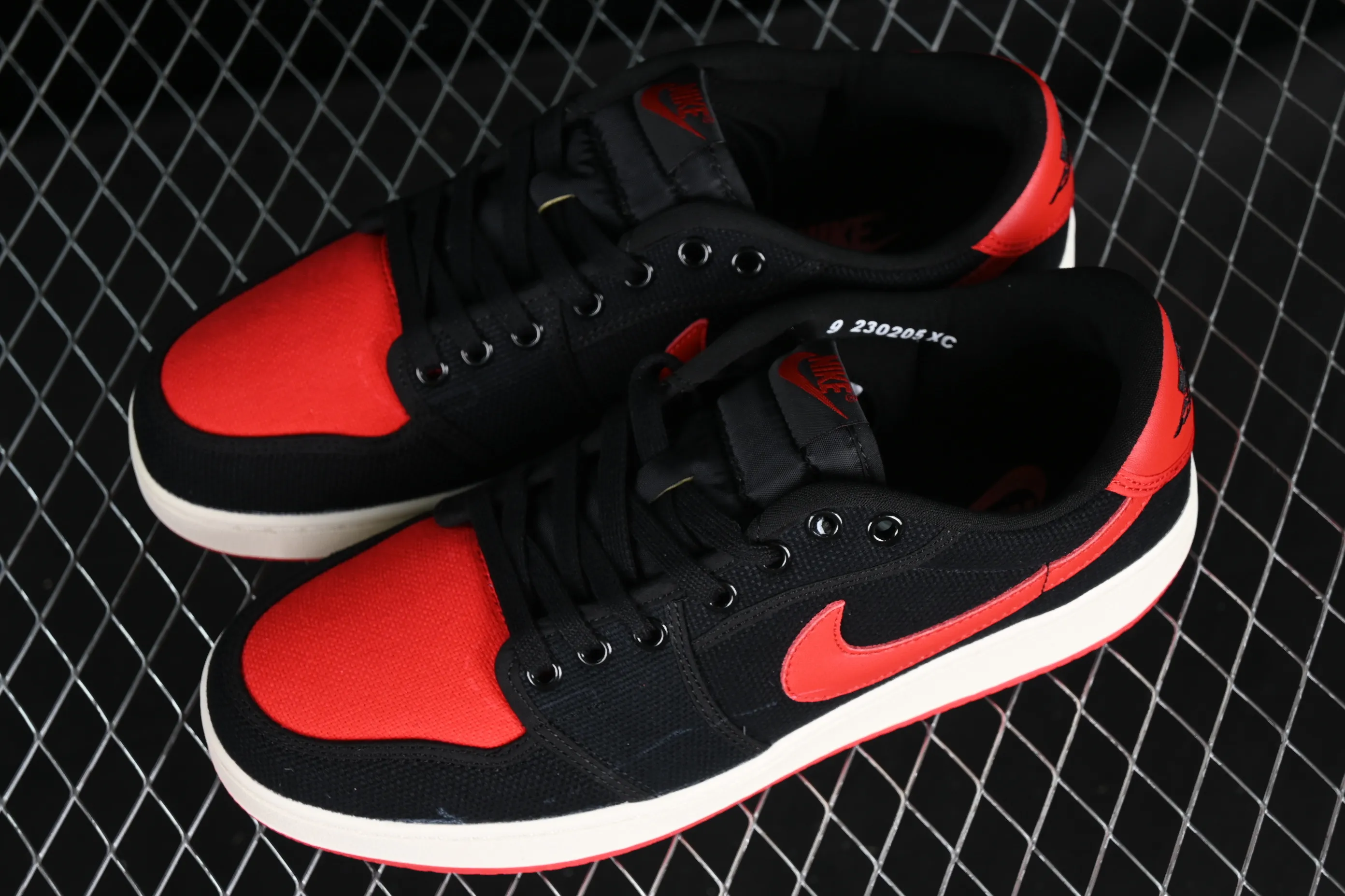 All categories Air Jordan Jordan series basketball shoes Air Jordan 1 Low Z version AJKO 1 Low Shadow AJ1 Joe 1 black and red canvas cultural casual shoes DX4981-006
